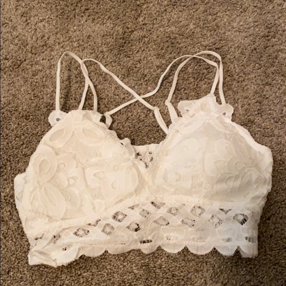White bralette